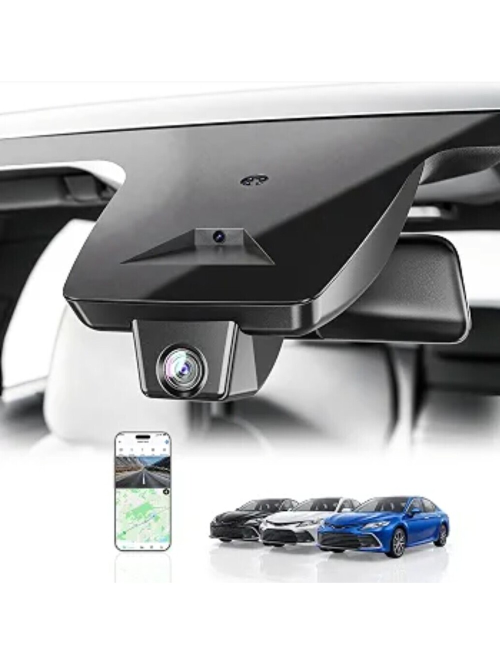 4K OEM Dash Cam for Toyota Camry 2021-2024, WiFi, GPS, 64GB